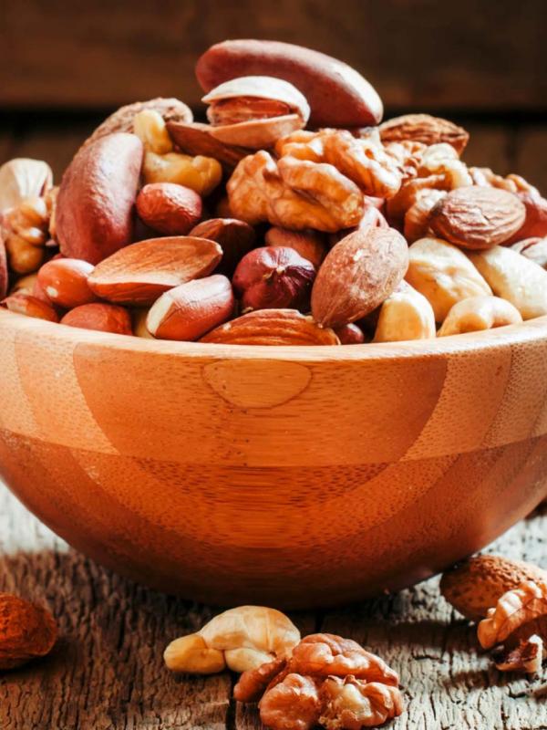 Seminarbild Brainfood mit Nüssen