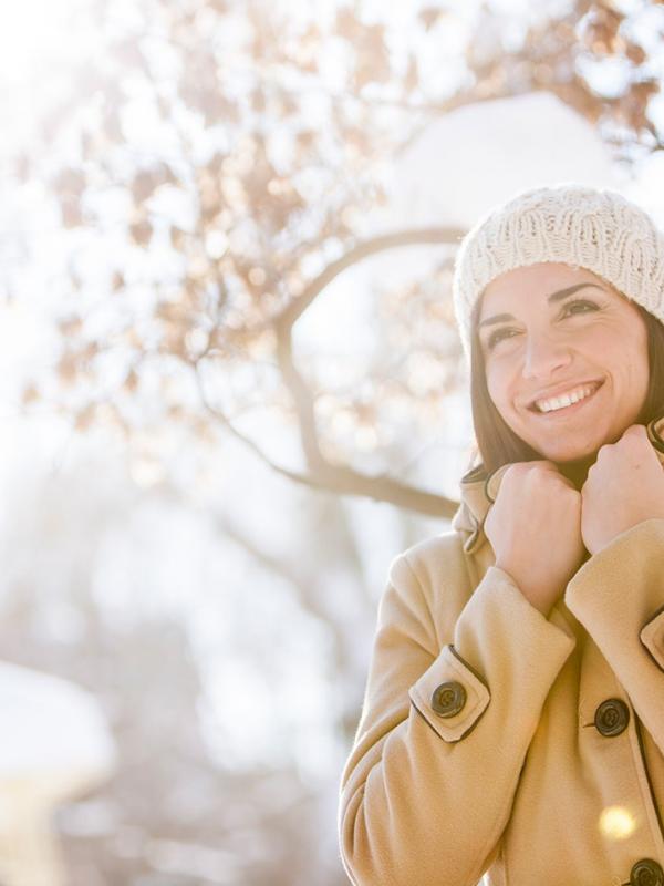 Webinarbild Frau mit Winterjacke