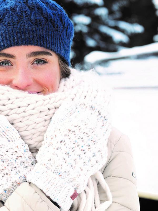 Webinartitel Frau mit Schal